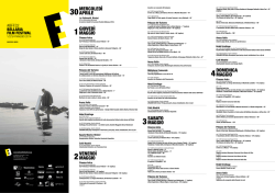 programma - Bellaria Film Festival