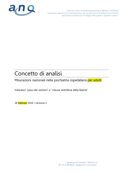 Concetto di analisi