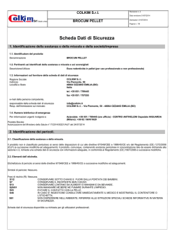 Scheda Dati di Sicurezza