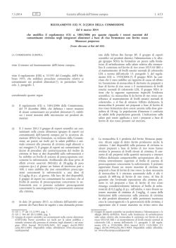 Regolamento (UE) n. 212/2014 della Commissione, del 6 marzo