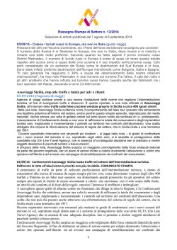 Assoviaggi Sicilia, stop alle truffe e tutela per adv e clienti