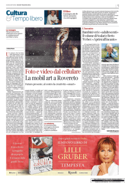 Articolo su Corriere del Trentino (PDF)