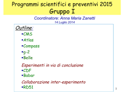 Presentazione di Anna Maria Zanetti gr. I