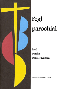 Fegl parochial settember-october 2014