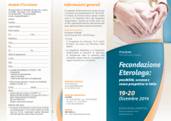 Fecondazione Eterologa: