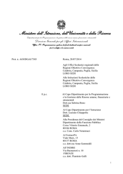 Capacit&agrave; Istituzionale - Progetto formazione DS-DSGA