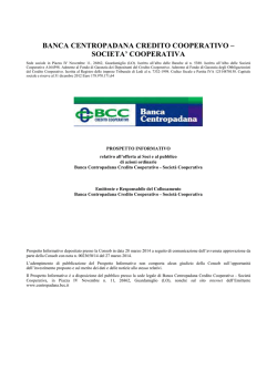 Prospetto Informativo