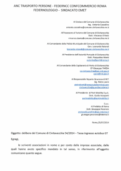 ANC TRASPORTO PERSONE - FEDERNCC