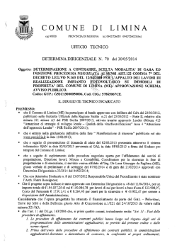 COMUNE DI LIMINA