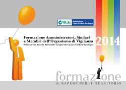 formazione amministratori, sindaci e membri dell