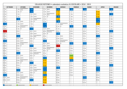 COLLEGIO ROTONDI &bull; calendario scolastico IA VEICOLARE &bull; 2014