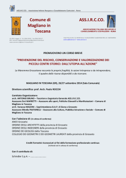 ASS.IRCCO. Comune di Magliano in Toscana