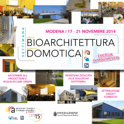 MODENA | 17 - 21 NOVEMBRE 2014