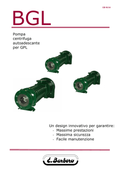 Brochure BGL - Barbero Pompe