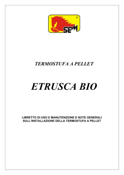 Istruzioni ETRUSCA BIO