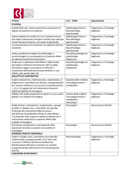 File elenco trial approvati e attivi dal comitato etico.