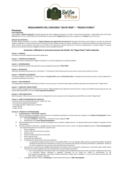 leggi il regolamento - Negozi Storici Lombardia