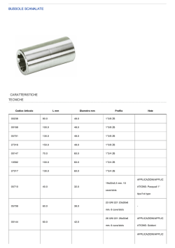 BUSSOLE SCANALATE - Utensileria e Ferramenta