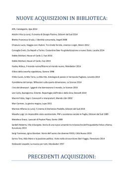 Elenco 24-12-2014 - Biblioteca Casina Morgese