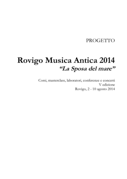 Rovigo Musica Antica 2014