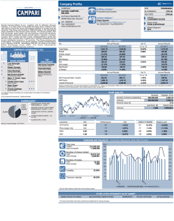 Company Profile - Borsa Italiana