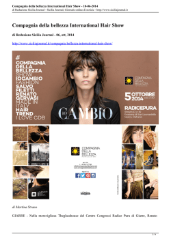 Compagnia della bellezza International Hair Show