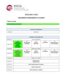 Outline of EfCCNa_FSAIO congress 2011