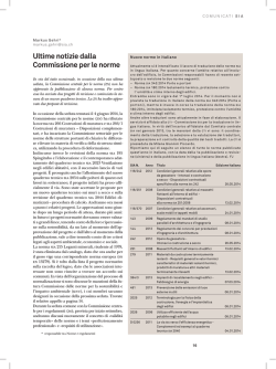 Nuove norme in italiano