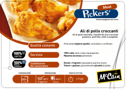 Ali di pollo croccanti