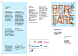 Ben Fare 2014 La qualit&agrave; paga e il benessere si vede