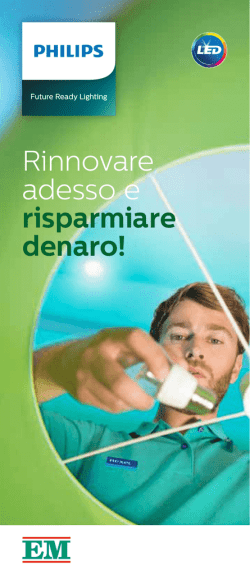 Rinnovare adesso e risparmiare denaro!