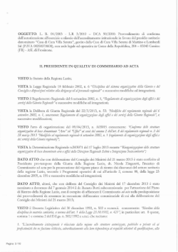 lIifid seroii! - Regione Lazio