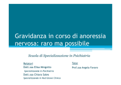 Gravidanza in corso di anoressia nervosa: raro ma possibile (PDF)