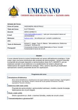 Elettronica - UniCusano