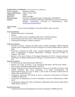 CV Lavitrano - Gazzetta Amministrativa