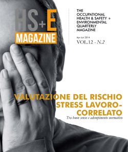 Vol.12 – N.2 - HS+E Magazine