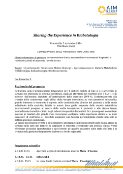 Scarica programma e CV relatori.