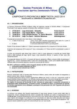 Campionato Provinciale Box