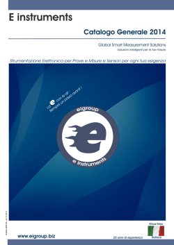 scarico - E Instruments Group