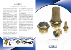 Catalogo FILTRI - Barbieri S.A.S.