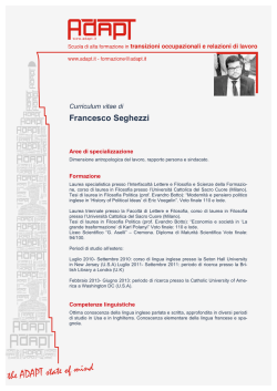 CV italiano (pdf) - Moodle ADAPTLAND