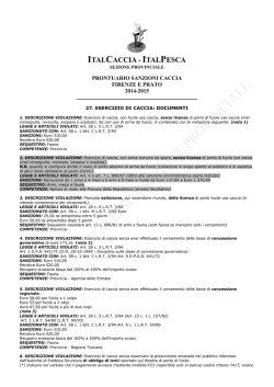27. Esercizio di caccia - Documenti