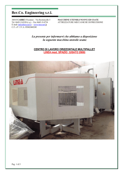 Ber.Co. Engineering s.r.l. - BERGAMINI ATTREZZATURE di