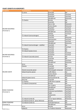 Punti Vendita MyChef aderenti al concorso illy
