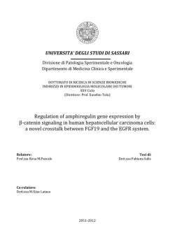 Regulation of amphiregulin gene expression by &beta;