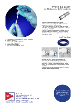 brochure fenolo - BTC Podologia Imola