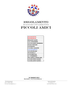 Piccoli amici - AC Strambinese