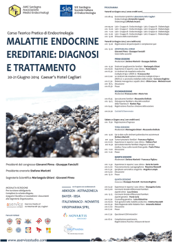 MALATTIE ENDOCRINE EREDITARIE