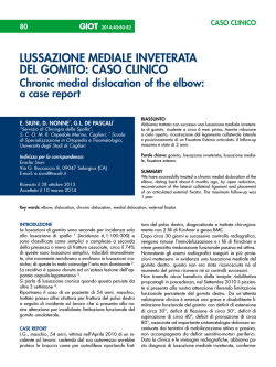 full text - pdf document - Giornale Italiano di Ortopedia e