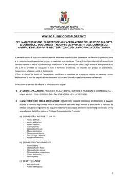 Avviso esplorativo e allegati [file]